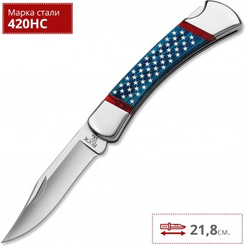 Нож BUCK 0110BLSUSA STARS&STRIPES