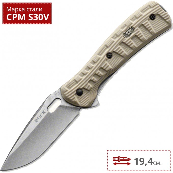 Нож BUCK 0847TNS VANTAGE FORCE, DESERT TAN B0847TNS Нож BUCK 0847TNS VANTAGE FORCE, DESERT TAN B0847TNS